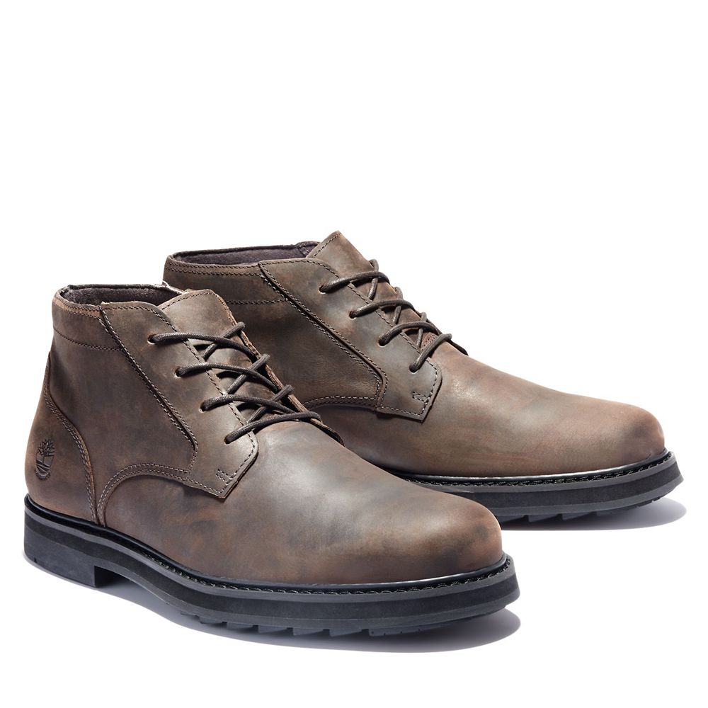 Botas de Seguridad Timberland Argentina Hombre - Squall Canyon Waterproof - Marrones Oscuro - WYSOCQ